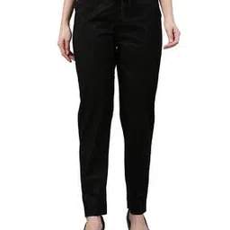 go colors Tapered Fit Pants with Elasticated Drawstring Waist-picture-47