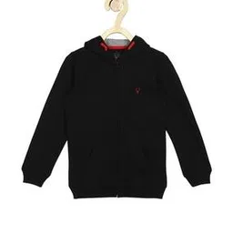 allen solly Zip-Front Hoodie with Kangaroo Pockets-picture-47