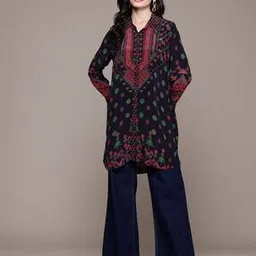 Women Zinat Printed A-Line Kurti-image-33