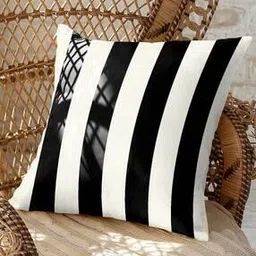 casableu Set of 2 Striped Square Cushion Covers -picture-39