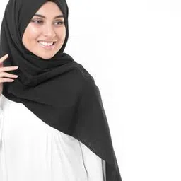 silk route london Women Sheer Scarf with Rolled Hem-picture-22