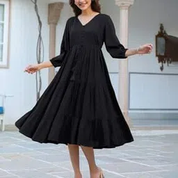 janasya Women Tiered Dress-picture-53