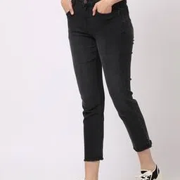 hawt Light-Wash High-Rise Straight Jeans-picture-32