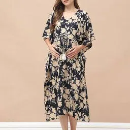 secret wish Women Floral Print Kaftan-picture-22
