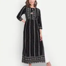 blushia Floral Print Straight Kurta-picture-32