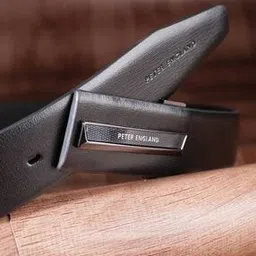 peter england Men Belt with Plaque Closure-picture-16