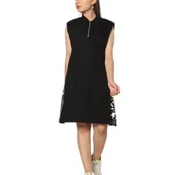 teentrums Camouflage Panelled A-Line Knitted Dress-picture-52