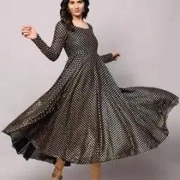 ph poshakhub Women Round Neck Anarkali Kurta -picture-11
