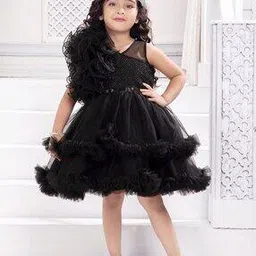 ministitch Girls Ruffles Fit and Flare Dress-picture-27