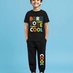 trampoline Boys Typographic Pants & T-shirt Set-picture-12