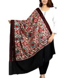 swi stylish Kashmiri Embroidered Pure Wool Shawl-picture-13