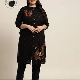 juniper Embellished A-line Kurta-picture-39