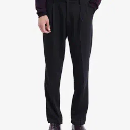 rare rabbit Men Flat Front Relaxed Fit Trousers  image 1