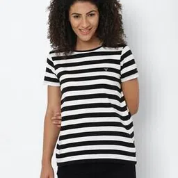 allen solly Striped Crew-Neck T-Shirt-picture-16