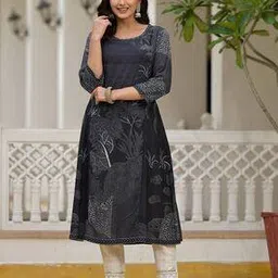 juniper Women Ethnic Wear Abstract Kurta-picture-17