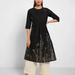 rangmanch by pantaloons Women Embroidery Straight Kurta-picture-46