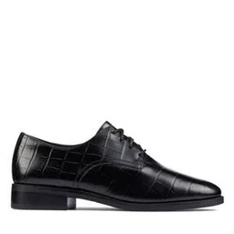 clarks Textured Lace-Up Formal Shoes-picture-41