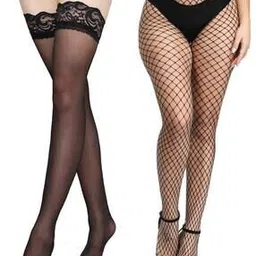 neska moda Self-design Stockings-picture-51