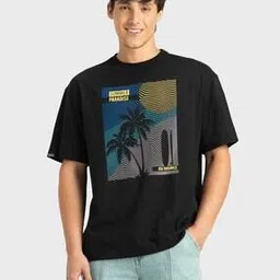 jockey Super Combed Cotton Graphic Printed Oversized T-Shirt-US81-picture-33