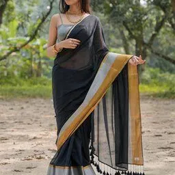 suta Women Cotton Blend Saree-picture-24