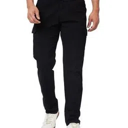 spykar Men Flat-Front Regular Fit Cargo Pants-picture-37
