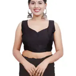 choli daman Women Back-Open Blouse with Tassels-picture-21