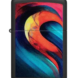 Zippo Whole Heart Set Design Black Matte Windproof Lighter image 1