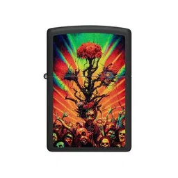 Zippo Abstract Zombie Black Matte Windproof Lighter image 1
