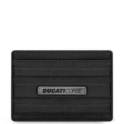 ducati corse Logo Pattern Leather Card Holder-picture-43