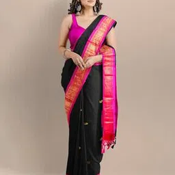 pristivefashionhub Cotton Silk Saree with Woven Motifs-picture-46