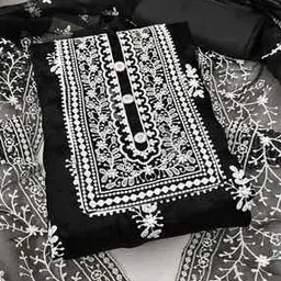 svaraa Women Embroidered Unstitched Dress Material-picture-19