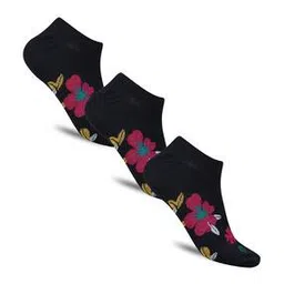 dollar Women Pack of 3 Floral Pattern Socks-picture-19