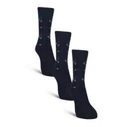 dollar Pack of 3 Geometric Mid-Calf Length Socks-picture-33