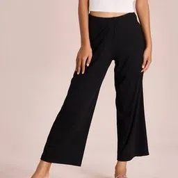 go colors Women Palazzos with Elasticated Waistband-picture-31