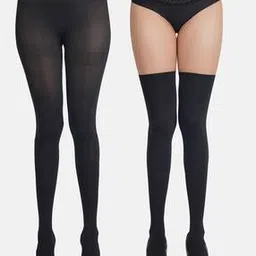 n2s next2skin Pack of 2 Solid Stockings-picture-35
