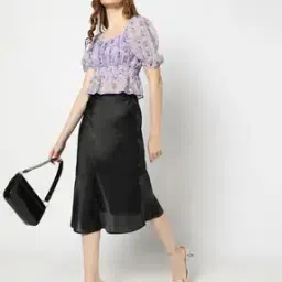 yousta Women A-Line Satin Skirt-picture-52