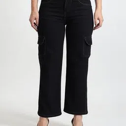 tyffyn Women High Rise Flared Lightly Washed Jeans-picture-51