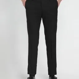 arrow Men Tailored Fit Flat-Front Trousers-picture-16