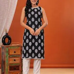 nyrika Women Floral Straight Kurti-picture-18