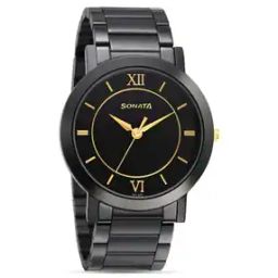 sonata Men Water-Resistant Analogue Watch-NS77108KM01W-picture-29