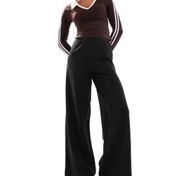 asos design Women Wide-Leg Jersey Suit Trousers-picture-16