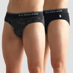 u.s. polo assn. Pack of 2 Pure Cotton Antibacterial Briefs image 1