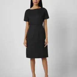 van heusen Women Boat-Neck Shift Dress image 1