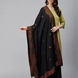 weavers villa Ethnic Woven Print Shawl-picture-35