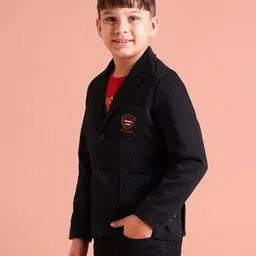 u.s. polo assn. Boys Single-Breasted Blazer with Patch Pockets-picture-11