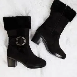 ginger by lifestyle Women Boots With PU Upper-picture-53