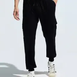 domin8 Men Mid-Rise Joggers with Elasticated Drawstring Waist-picture-42