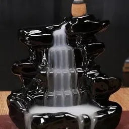 ecraftindia Dropping Fountain Holder Decorative Showpiece with 10 Smoke Backflow Scented-picture-34