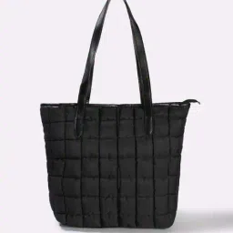 yousta Women Quilted Tote Bag with Dual Straps image 1