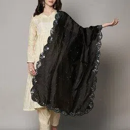 muffly Women Embroidery Silk Dupatta-picture-52